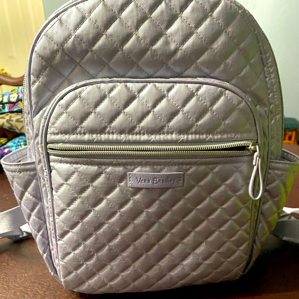 Vera Bradley Silver Backpack